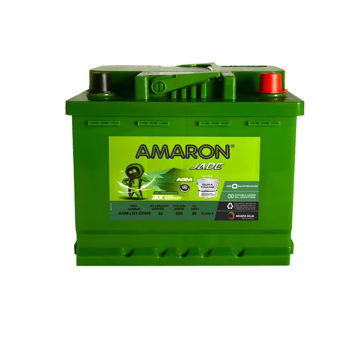 AMARON AGM DIN50 - LN 1 BATTERY