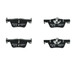 BREMBO P0 60 71N PREMIUM CERAMIC BMW REAR BRAKE PAD