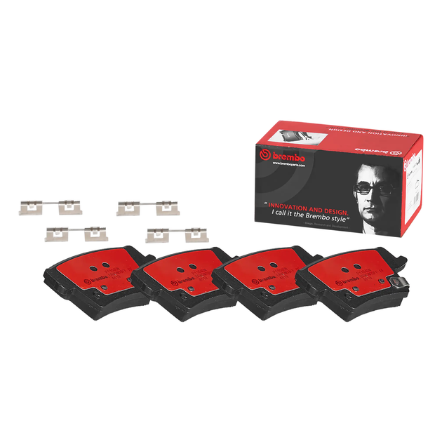 BREMBO P1 1 040N CHRYSLER PREMIUM CERAMIC REAR BRAKE PAD