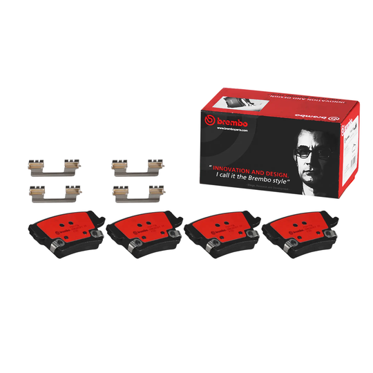 BREMBO P 23 175N CHRYSLER PREMIUM CERAMIC REAR BRAKE PAD