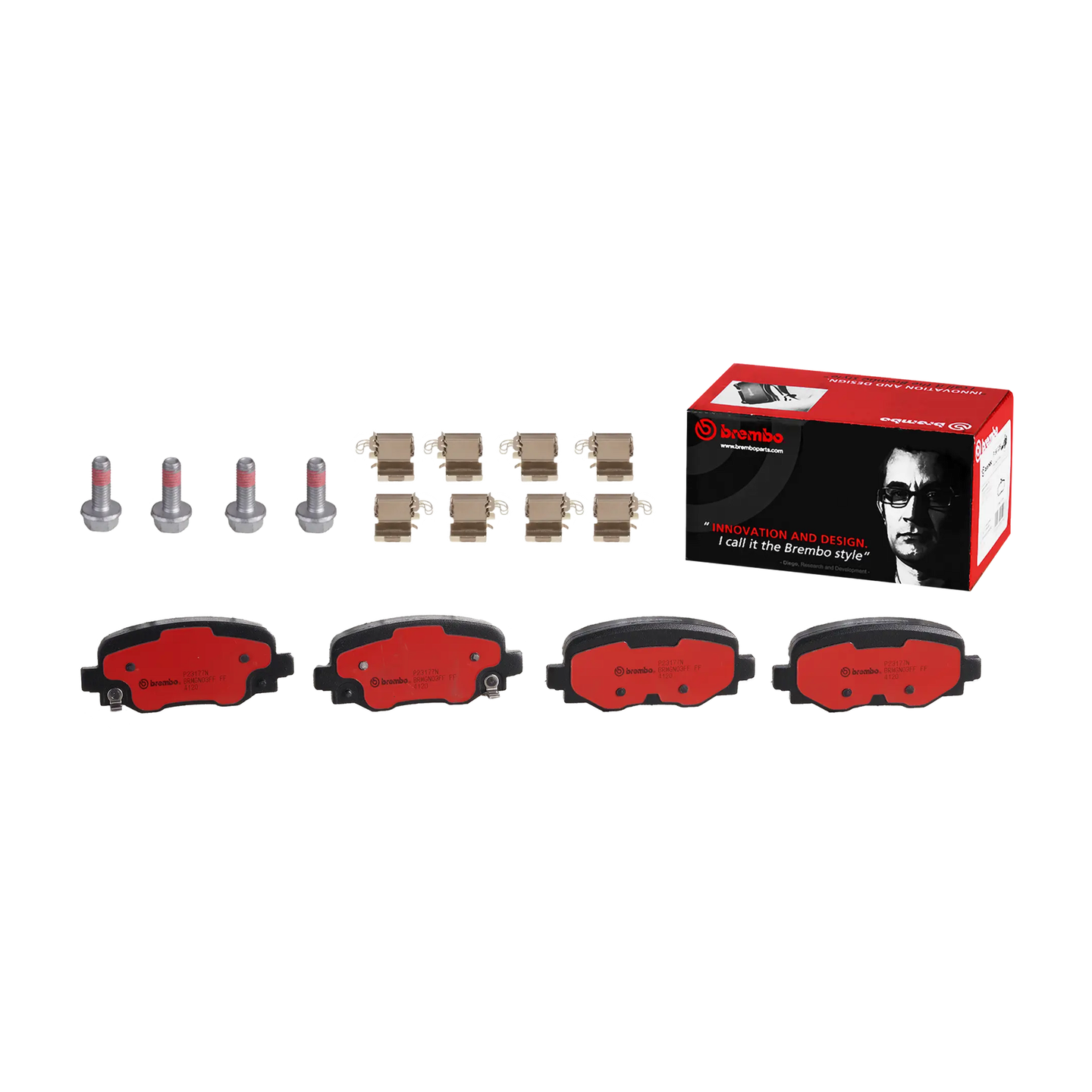 BREMBO P 23 177N JEEP PREMIUM CERAMIC REAR BRAKE PAD