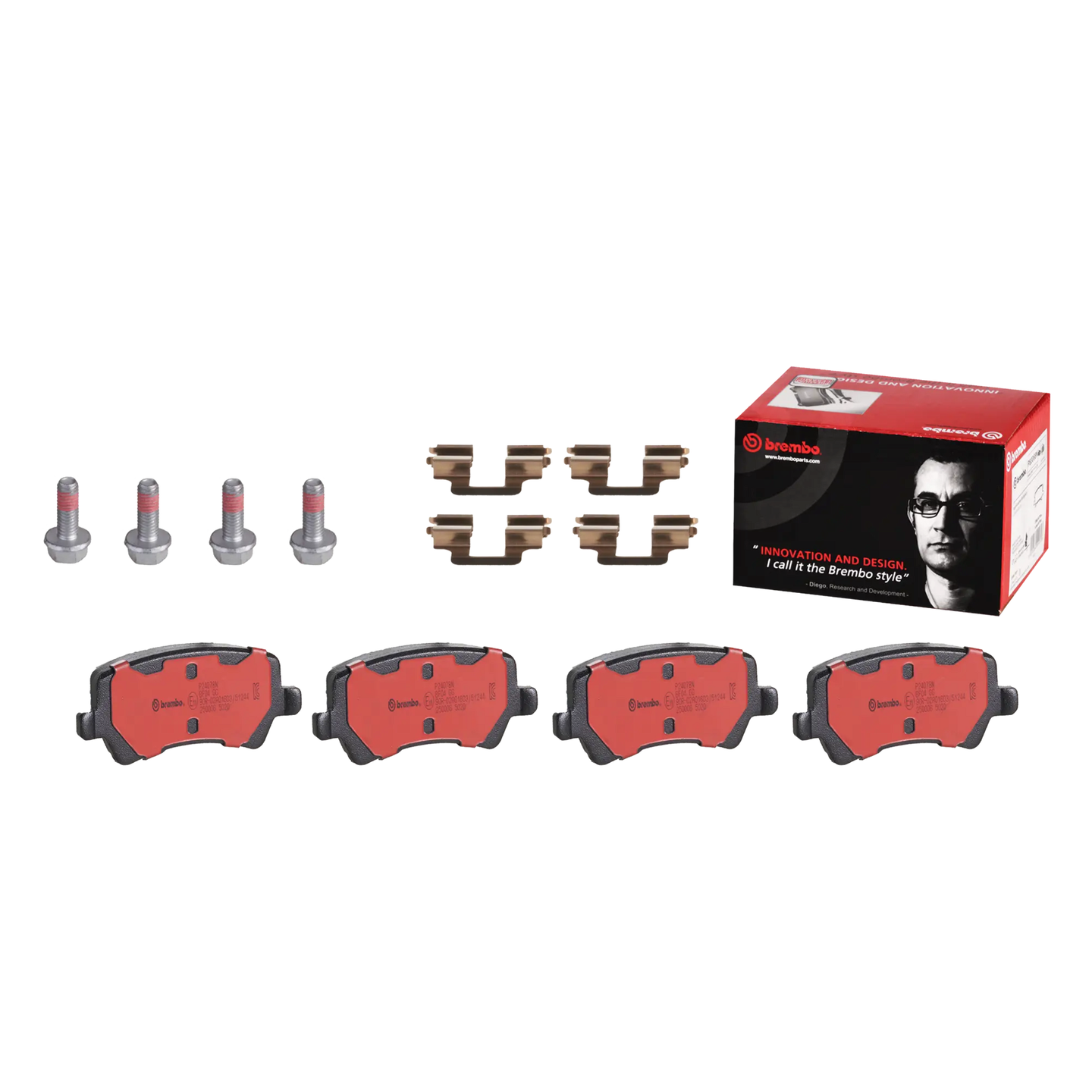 BREMBO P 24 078N PREMIUM CERAMIC LAND ROVER REAR BRAKE PADS