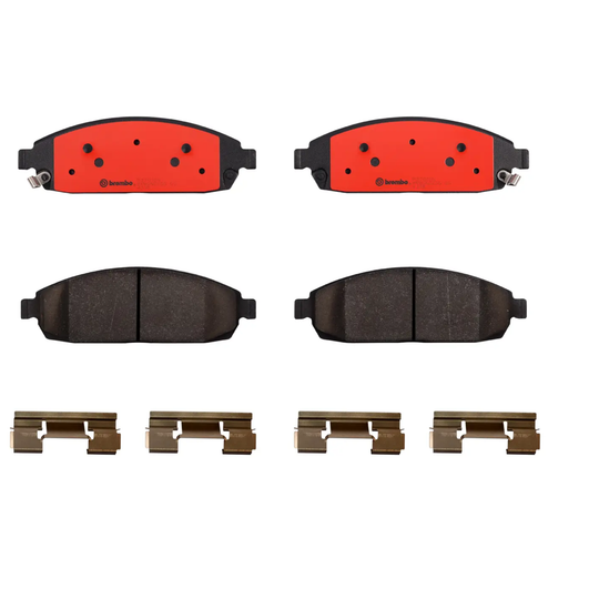 BREMBO P 37 010N GRAND CHAROKEE PREMIUM CERAMIC FRONT BRAKE PAD