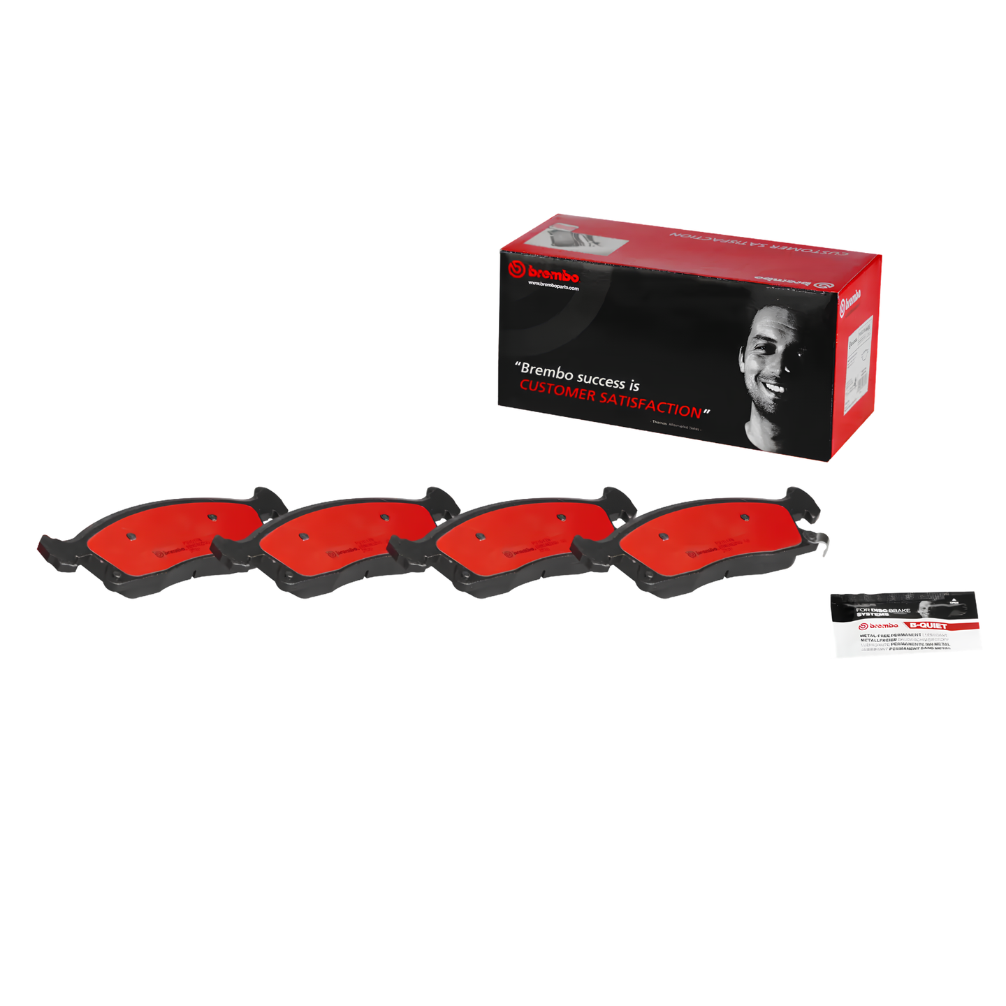 BREMBO P 37 017N GRAND CHAROKEE PREMIUM CERAMIC FRONT BRAKE PAD