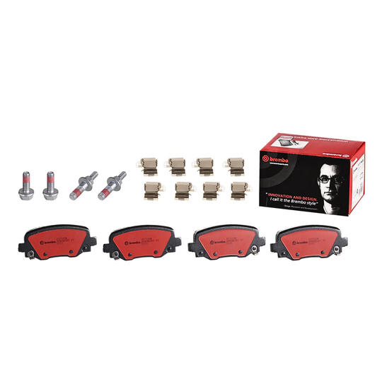 BREMBO P 37 020N GRAND CHAROKEE PREMIUM CERAMIC REAR BRAKE PAD