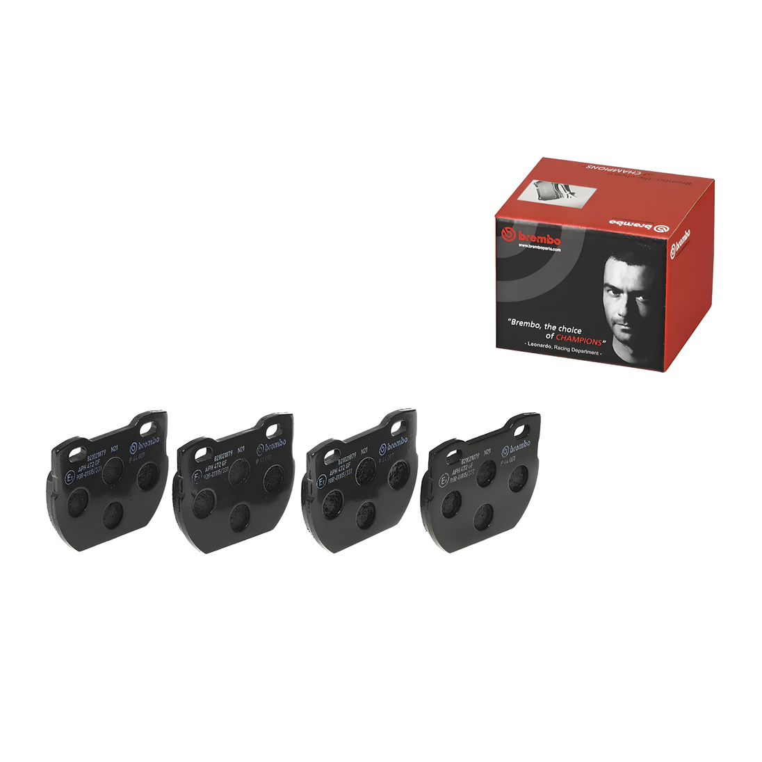 BREMBO P 44 007 LOW-METALIC LAND ROVER REAR BRAKE PADS