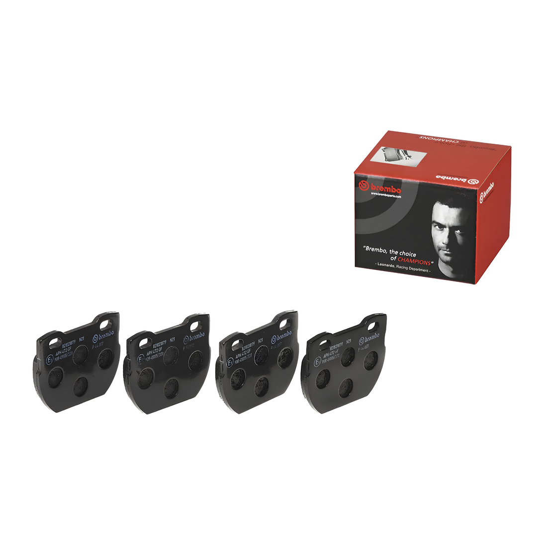 BREMBO P 44 007S SEMI-METALIC LAND ROVER REAR BRAKE PADS