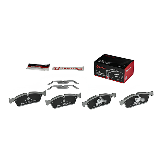 BREMBO P 44 026N PREMIUM CERAMIC LAND ROVER FRONT BRAKE PADS