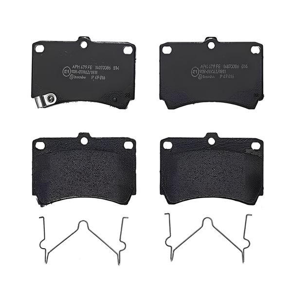 BREMBO P 49 016 MAZDA LOW-METALIC FRONT BRAKE PADS