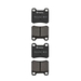 BREMBO P 50 013 LOW METALLIC MERCEDES BENZ REAR BRAKE PAD
