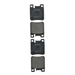 BREMBO P 50 017 LOW METALLIC MERCEDES BENZ REAR BRAKE PAD