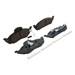BREMBO P 50 039 LOW METALLIC MERCEDES BENZ FRONT BRAKE PAD