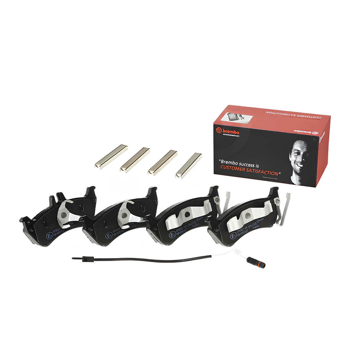 BREMBO P 50 044 LOW METALLIC MERCEDES BENZ REAR BRAKE PAD