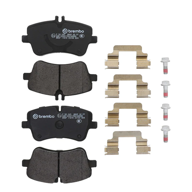 BREMBO P 50 045 LOW METALLIC MERCEDES BENZ FRONT BRAKE PAD