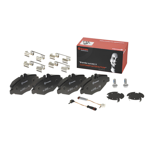 BREMBO P 50 049 LOW METALLIC MERCEDES BENZ FRONT BRAKE PAD