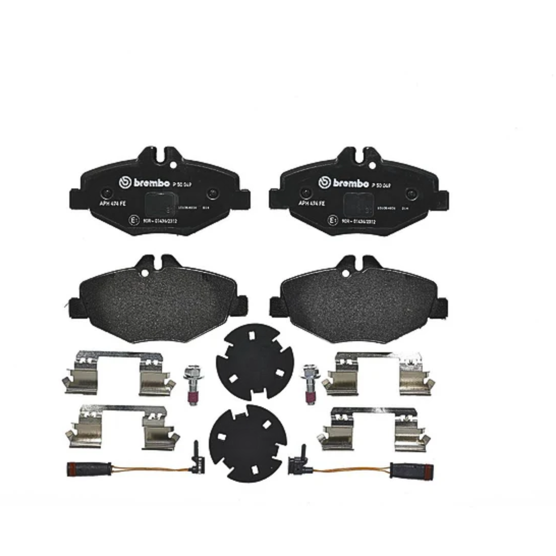 BREMBO P 50 049 LOW METALLIC MERCEDES BENZ FRONT BRAKE PAD