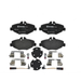 BREMBO P 50 049 LOW METALLIC MERCEDES BENZ FRONT BRAKE PAD