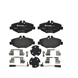 BREMBO P 50 049 LOW METALLIC MERCEDES BENZ FRONT BRAKE PAD
