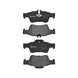 BREMBO P 50 052 LOW METALLIC MERCEDES BENZ REAR BRAKE PAD