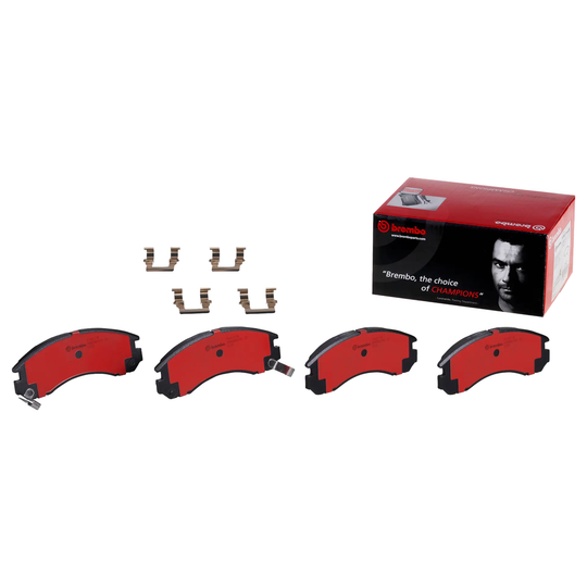 BREMBO P 54 017N MITSUBISHI PREMIUM CERAMIC FRONT BRAKE PAD