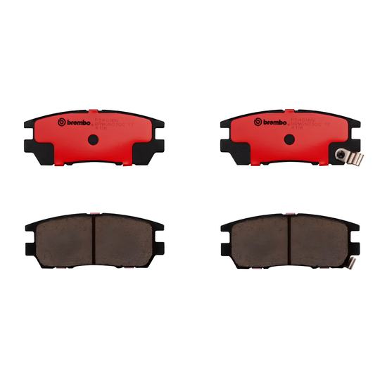 BREMBO P 54 018N MITSUBISHI PREMIUM CERAMIC REAR BRAKE PAD