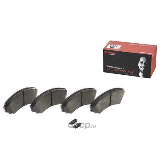 BREMBO P 54 029 MITSUBISHI LOW-METALIC FRONT BRAKE PADS