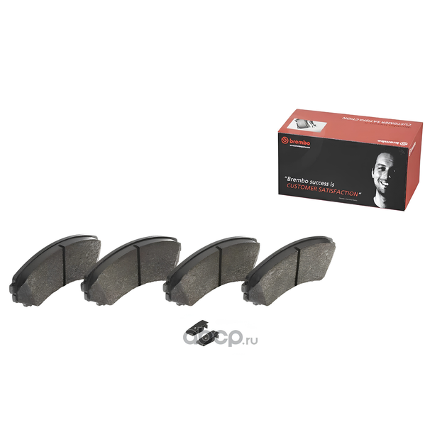 BREMBO P 54 029 MITSUBISHI LOW-METALIC FRONT BRAKE PADS