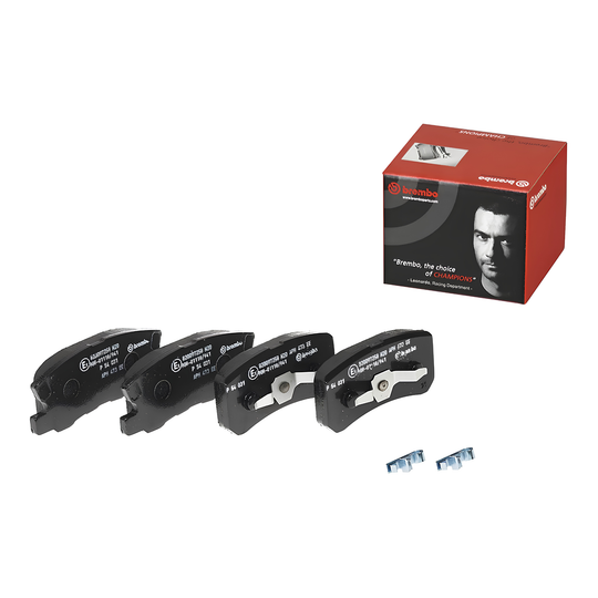 BREMBO P 54 031 MITSUBISHI LOW-METALIC REAR BRAKE PADS