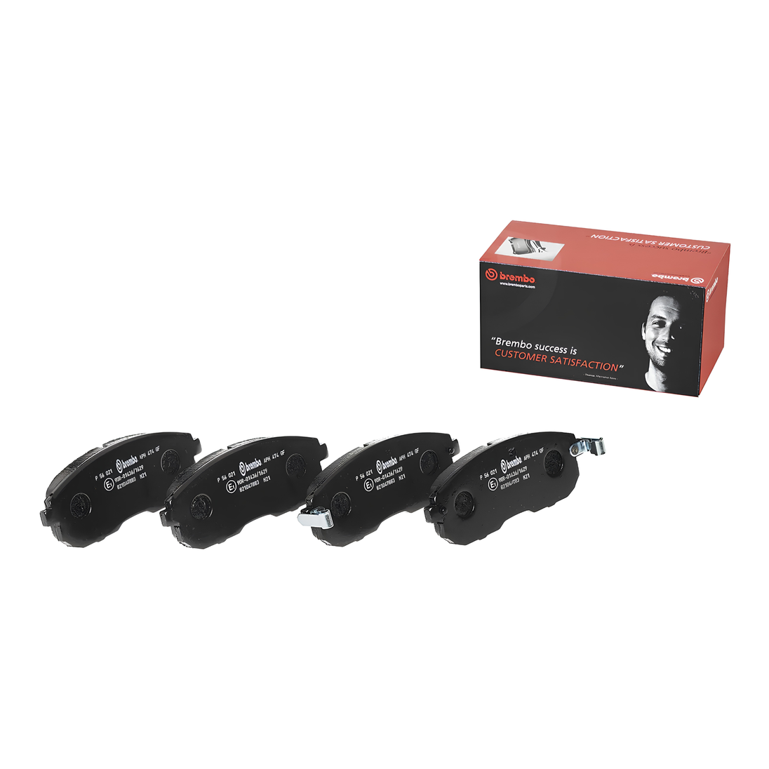 BREMBO P 56 021S NISSAN SEMI-METALIC FRONT PADS