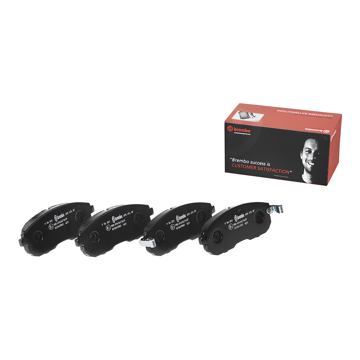 BREMBO P 56 021S NISSAN SEMI-METALIC FRONT PADS