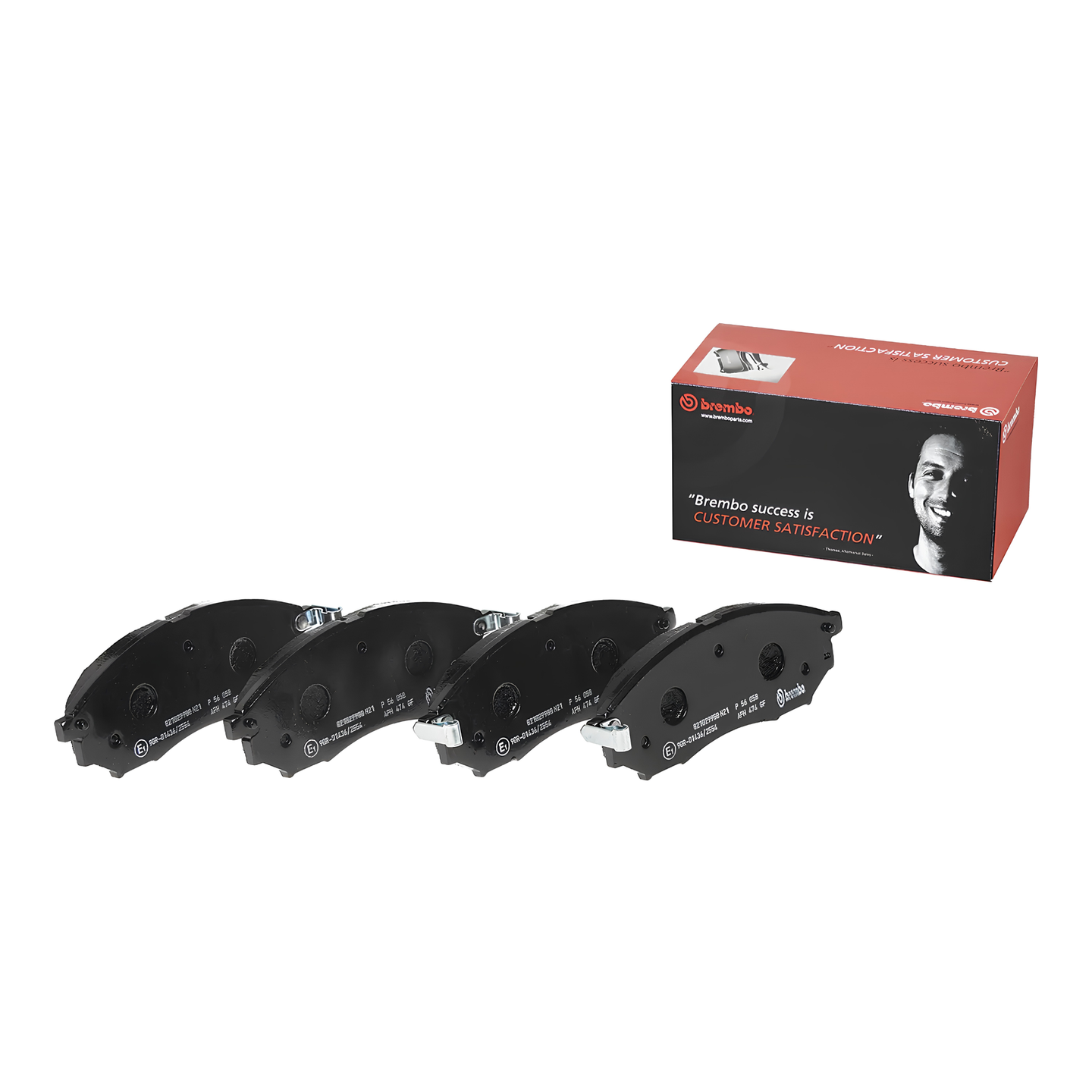 BREMBO P 56 058S NISSAN SEMI-METALIC FRONT PADS