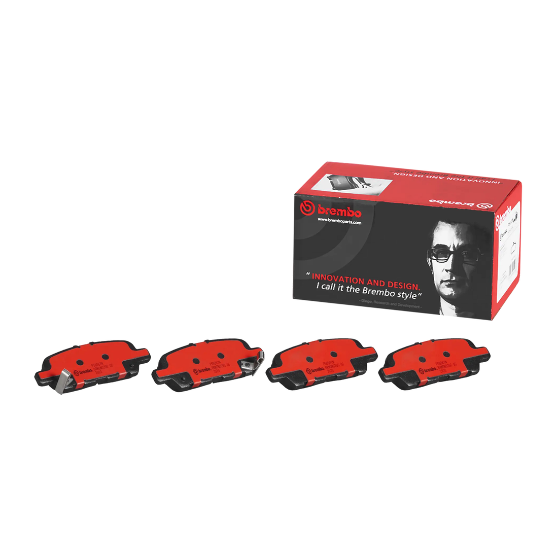BREMBO P 56 087N NISSAN PREMIUM CERAMIC REAR BRAKE PADS