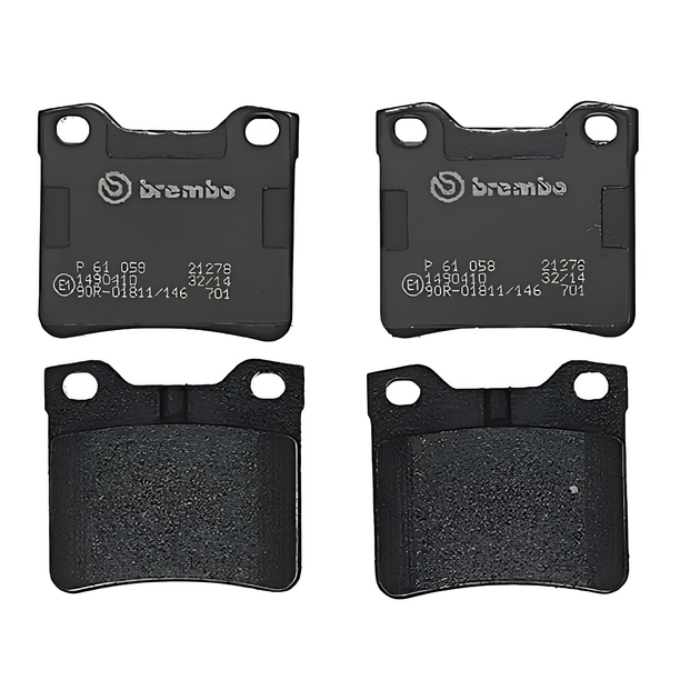 BREMBO P 61 058S PEUGEOT SEMI METALIC REAR BRAKE PAD