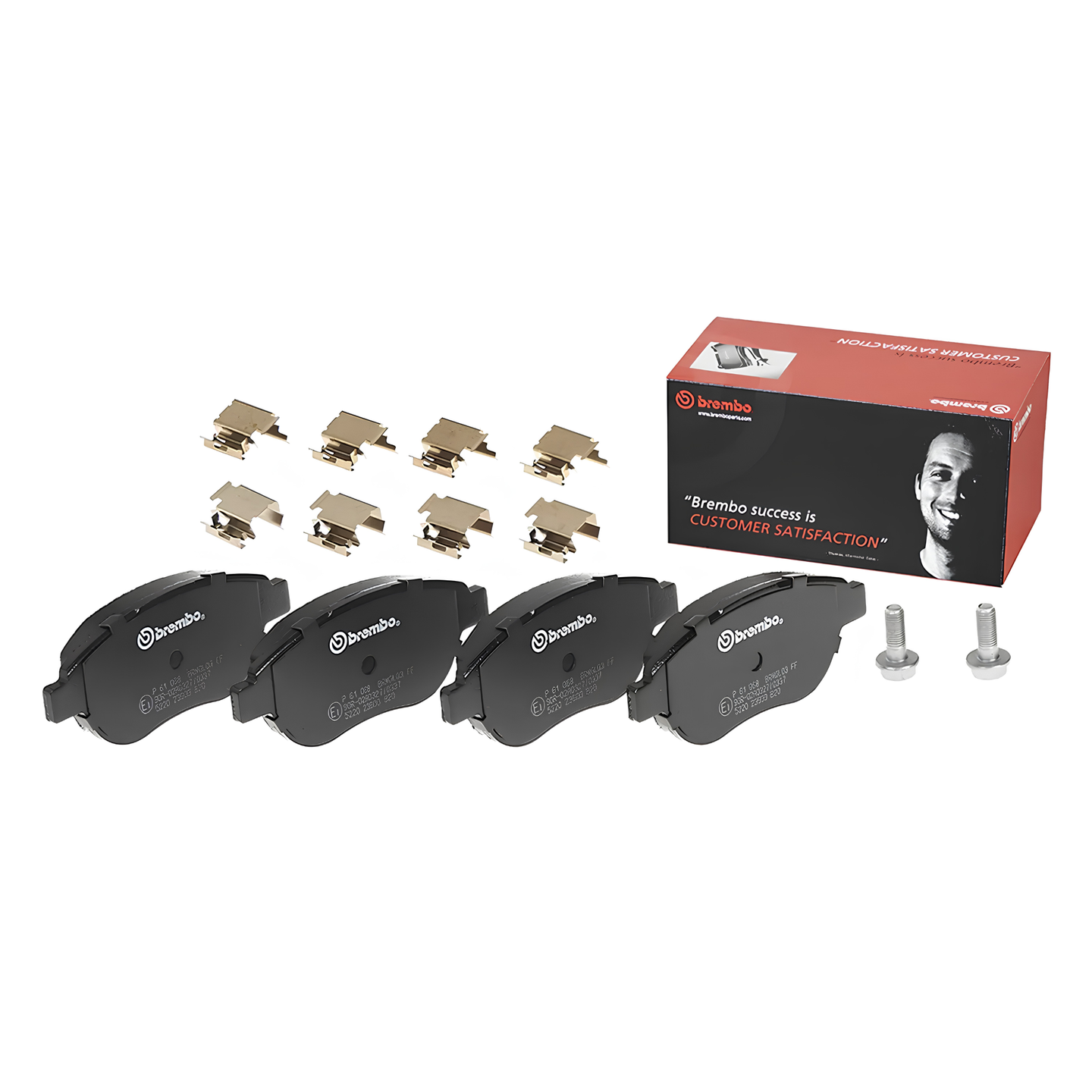 BREMBO P 61 068S PEUGEOT SEMI METALIC FRONT BRAKE PAD