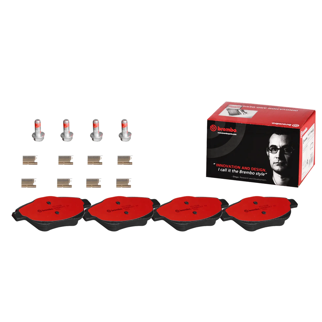 BREMBO P 61 103N PEUGEOT PREMIUM CERAMIC FRONT BRAKE PAD