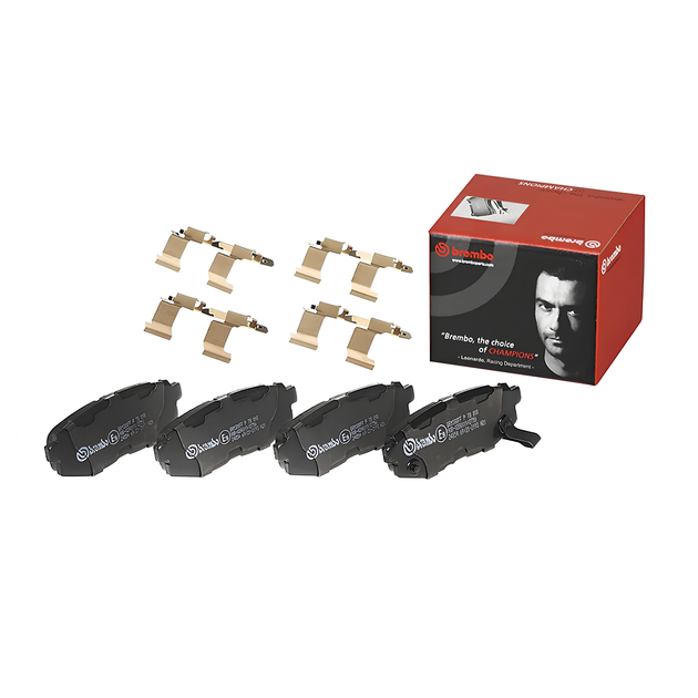 BREMBO P 78 018 TOYOTA LOW-METALIC BLACK SHIM REAR BRAKE PAD