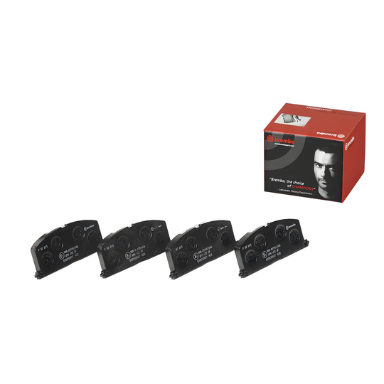 BREMBO P 83 011 TOYOTA LOW-METALIC BLACK SHIM FRONT BRAKE PAD