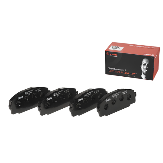 BREMBO P 83 092 TOYOTA LOW-METALIC BLACK SHIM FRONT BRAKE PAD
