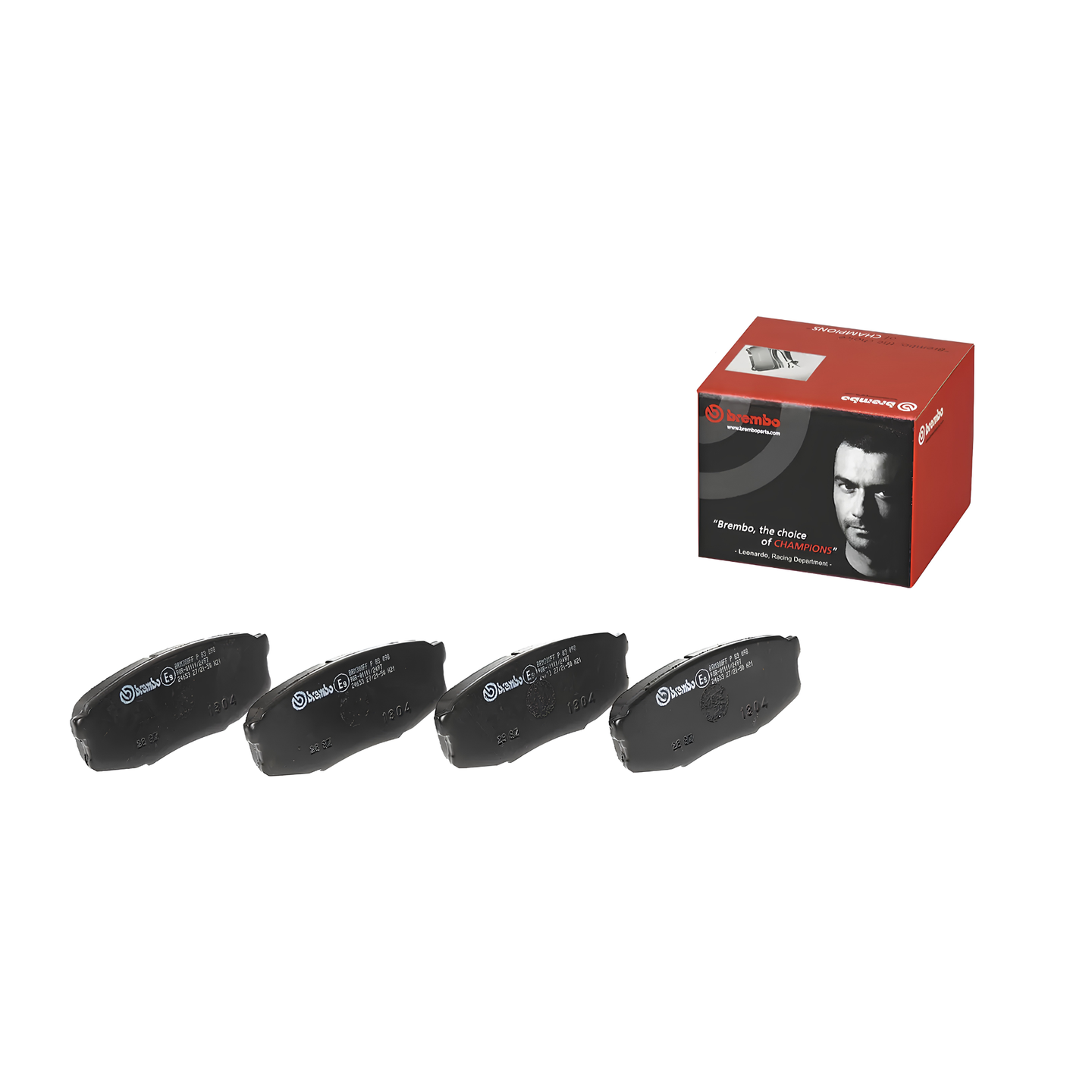 BREMBO P 83 098 TOYOTA LOW-METALIC BLACK SHIM REAR BRAKE PAD
