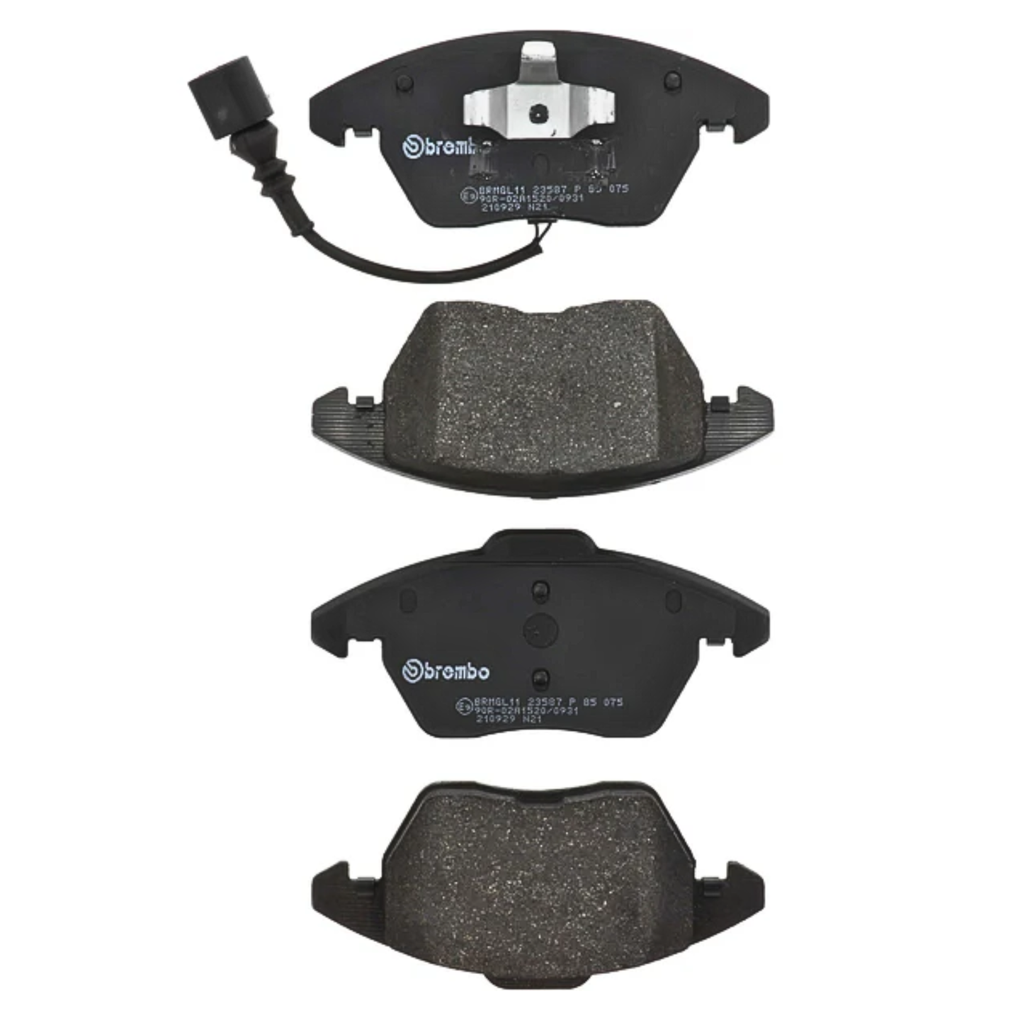 BREMBO P 85 020 LOW METALIC VOLKSWAGEN REAR BRAKE PAD