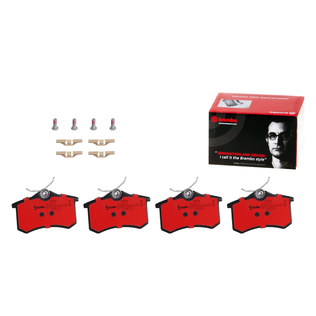 BREMBO P 11 022N GRAND CHAROKEE PREMIUM CERAMIC FRONT BRAKE PAD