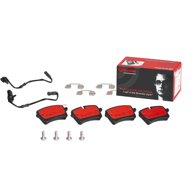 BREMBO P 85 117N AUDI/PORSCHE PREMIUM CERAMIC FRONT BRAKE PAD