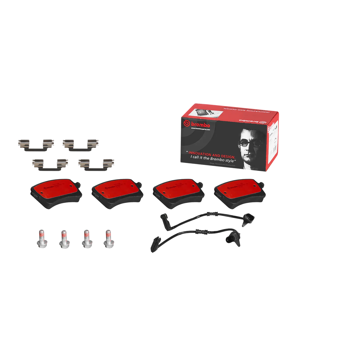 BREMBO P 85 119N AUDI/PORSCHE PREMIUM CERAMIC REAR BRAKE PAD