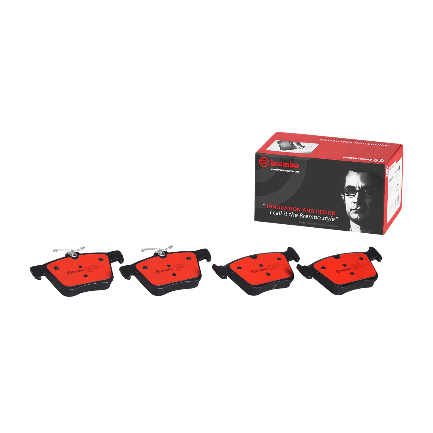 BREMBO P 85 124N AUDI PREMIUM CERAMIC REAR BRAKE PAD