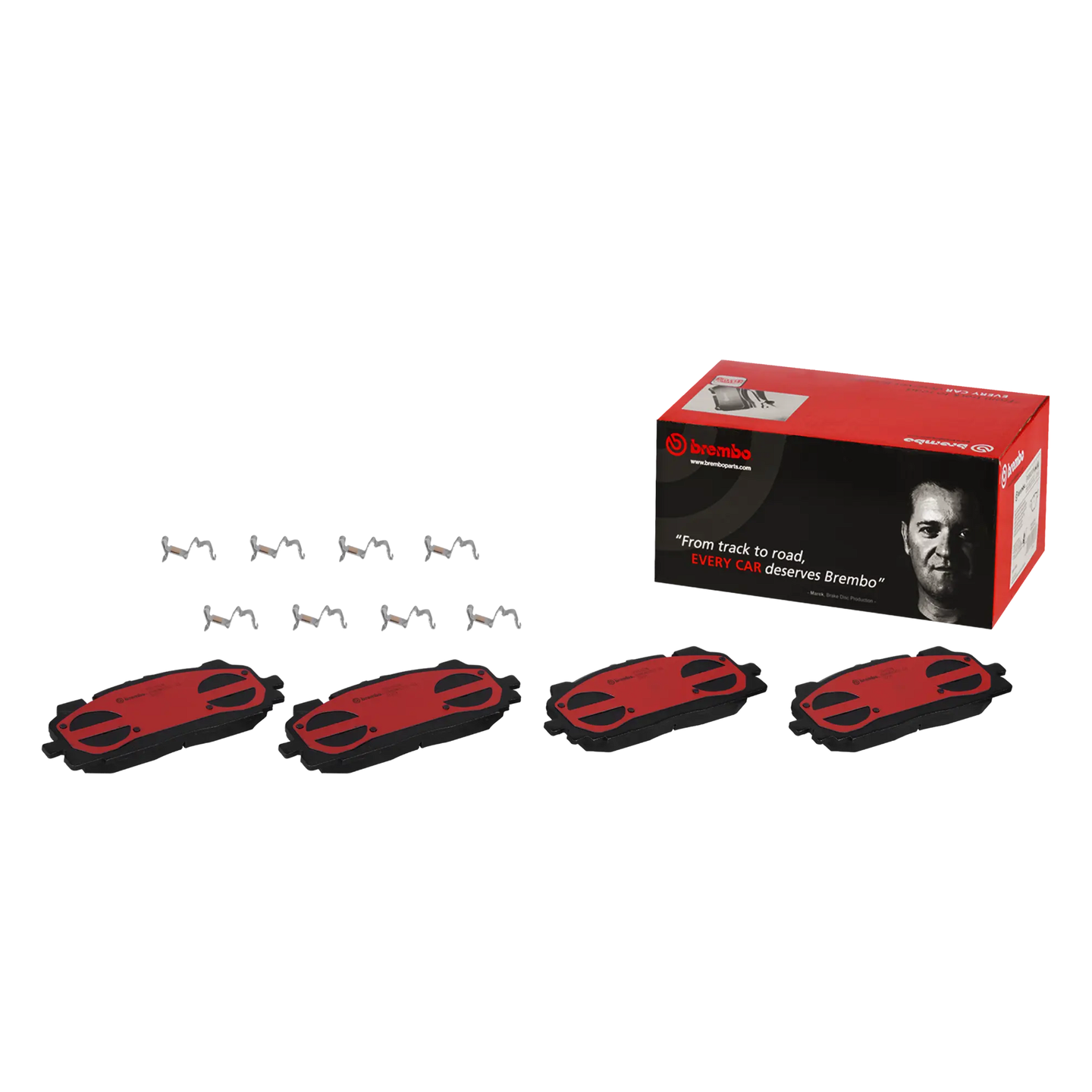 BREMBO P 85 165N AUDI PREMIUM CERAMIC FRONT BRAKE PAD