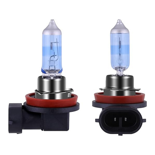 BIOLIGHT 12V55W B-H11-130 Plus HALOGEN SUPER WHITE HEAD LAMP 2PCS SET