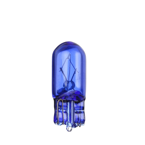 BIOLIGHT B-12V-5W-T10/W5W-BLUE HL-116BLUE CAPLESS INDICATOR LAMP BULBS (BLUE COLOUR)