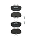 BREMBO P 06 010 LOW METALLIC BMW FRONT BRAKE PAD