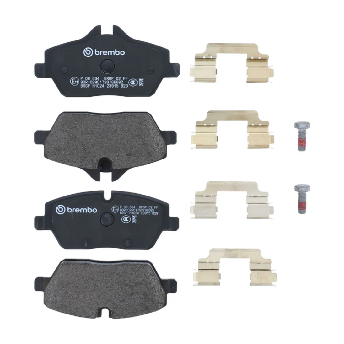 BREMBO P 06 034 LOW METALLIC BMW FRONT BRAKE PAD
