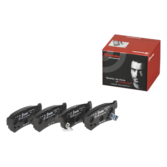 BREMBO P 30 013S SSANGYONG/MICRO SEMI METALIC RED SHIM REAR BRAKE PADS